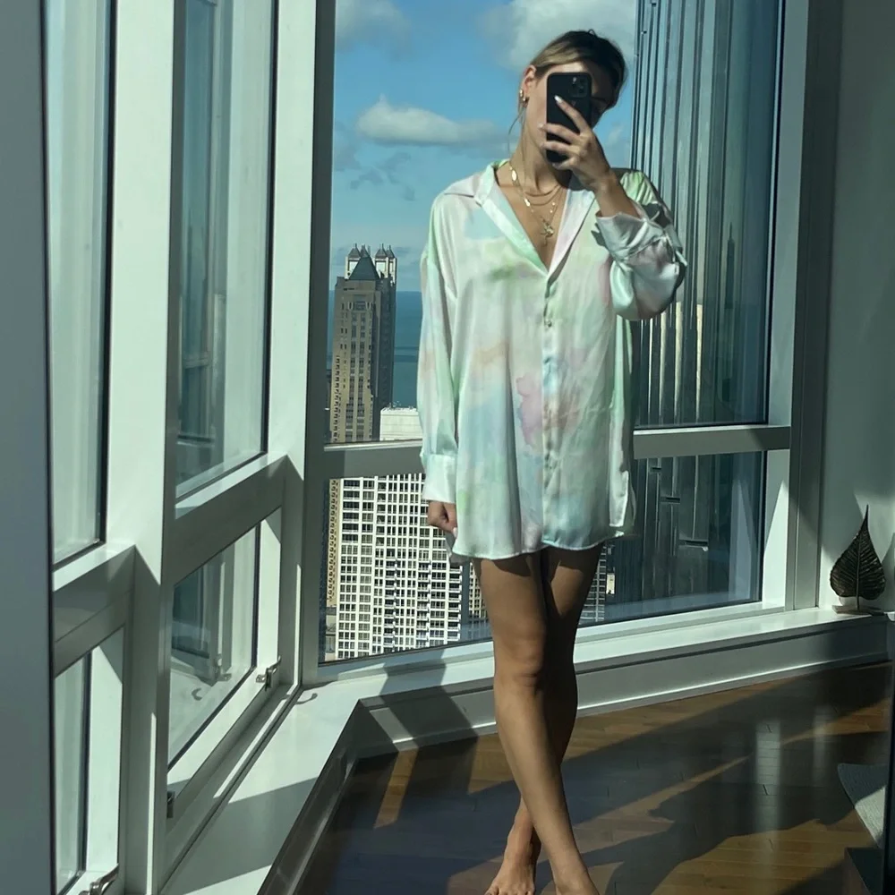 Zara satin effect top/dress - Picture 3 of 4